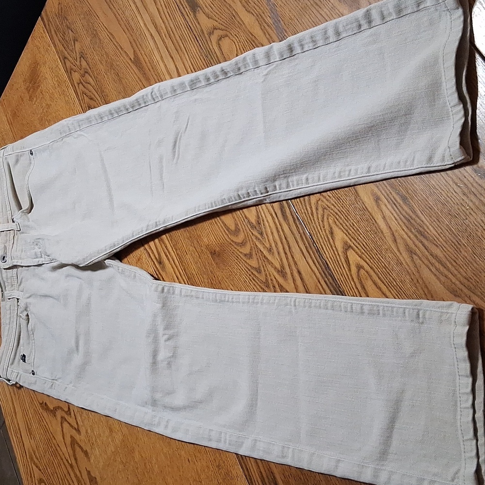 AG ADRIANO GOLDSCHMIED Jeans Mens 31 MATCHBOX Creme Ivory SLIM STRAIGHT Used